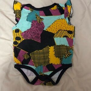 Disney Nightmare Before Christmas Patchwork Bodysuit